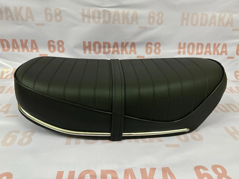 Asiento completo estilo moldura cromada nuevo Honda Trail 70 1974-1976 ST50 ST70 CT70 DAX. Foto 3 de 4