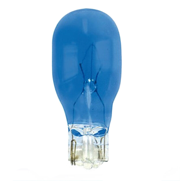 Coppia Lampade Lampadine con  Zoccolo Vetro T15 Blu-Xe 12V 16W per Auto - C58307