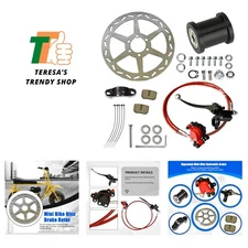 Mini Bike Hydraulic Disc Brake Caliper Assembly Kit 180mm Mini Bike Rear Brak...