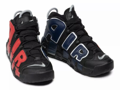 Nike Air More Uptempo 96 Alternates Black Red DM0017 Youth 7 or