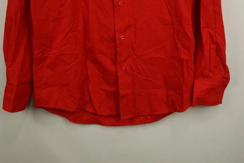 Ls Mont x Shell x Ferrari Red Polyester Blend Long Sleeve Button-Down Shirt M - Image 3 of 4