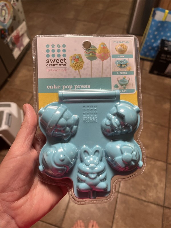 Easter Cake Pop Press Sweet Creations by Good Cook 5 Cavities New 