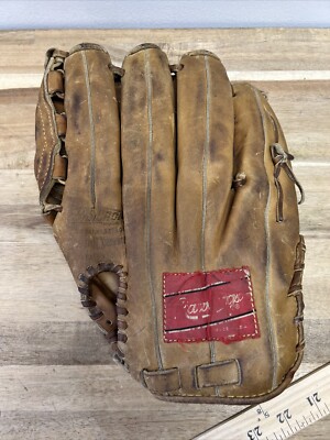LHT Rare Rawlings PRO-6 Professional Baseball Glove Fastback Webbed Deep Pocket