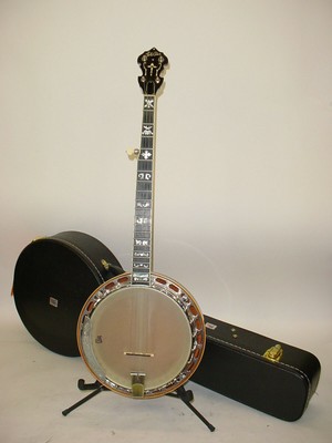 Gold Star By Saga Gf 100fe 5 String Banjo Includes Case