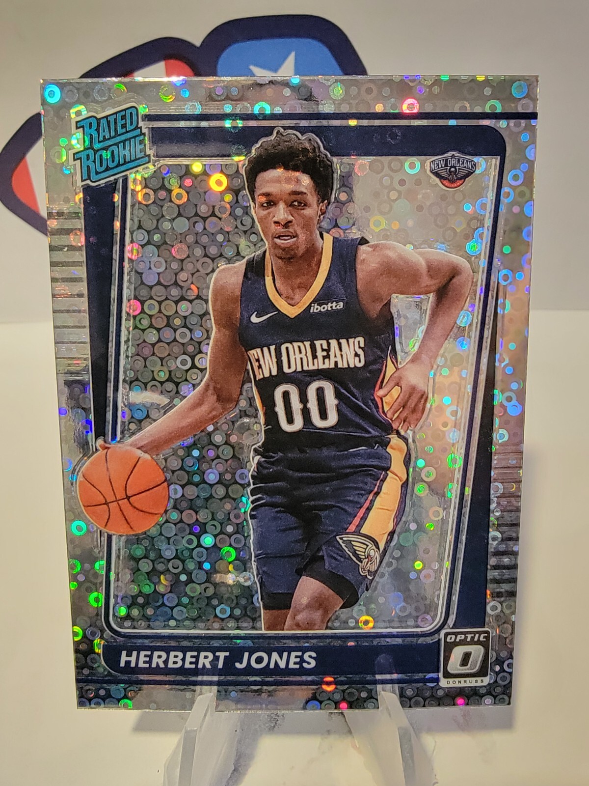 2021-22 Optic Herbert Jones FAST BREAK PRIZM RATED ROOKIE RC MINT #157 Pelicans
