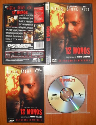 12 Doce Monos (Twelve Monkeys) [DVD] Bruce Willis, Madeleine Stone, Brad Pitt