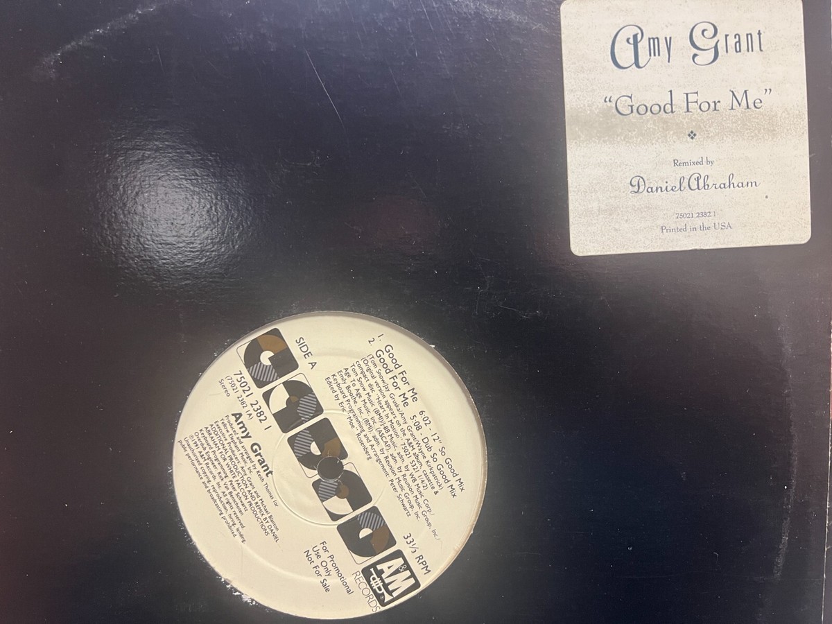 Amy Grant Good For Me 12&quot; 1991 a&amp;m 7502123821 SYNTH POP DJ PROMO 