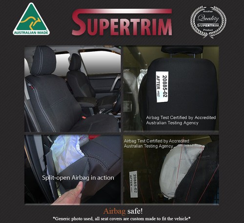Waterproof Neoprene Airbag Safe front seat covers fit Volkswagen Golf (2004-now) - Picture 3 of 8