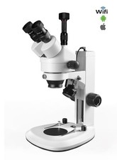 Simul-Focal Trinocular Zoom Stereo Microscope 5MP WiFi Digital Camera