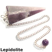 Gemstone Crystal Point Dowsing Pendulum Scrying Dowser Healing Reiki Therapy
