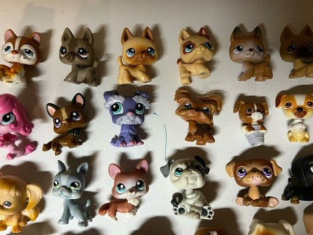 LPS dogs authentic rare with logo or magnet pick your dog littlest pet ...
