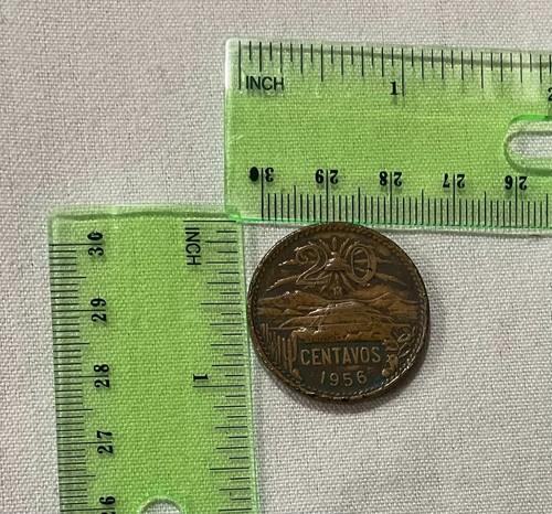 1956 Mexicanos 20 Centavos ~ Estados Unidos Mexicanos - Picture 2 of 4