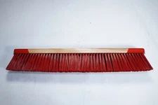 NO HANDLE! Harper Push Broom 24" Width Polystyrene Bristles Hardwood Maple Block