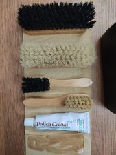 Vintage Travel Shoe Cleaning Kit