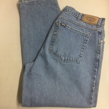 Vintage H.I.S Jeans Made in USA Cotton Color Blue Med Wash Mens Size 36x30