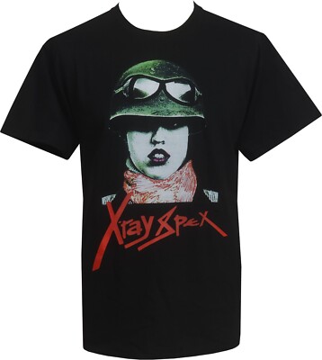 X-Ray Spex Herren Punk T-Shirt Poly Styrol 1977 Oh Bondage Keimfrei