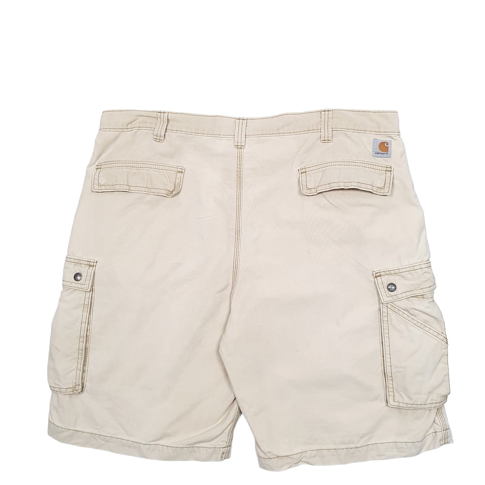 CARHARTT Workwear Beige Cargo Workwear Cotton Shorts Mens W42 image 2
