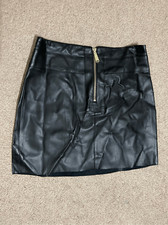Express Black Faux Leather Mini Skirt Size 2