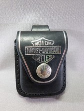 Zippo Genuino Pelle più Leggero Borsa - Harley Davidson - Nuovo - 010479