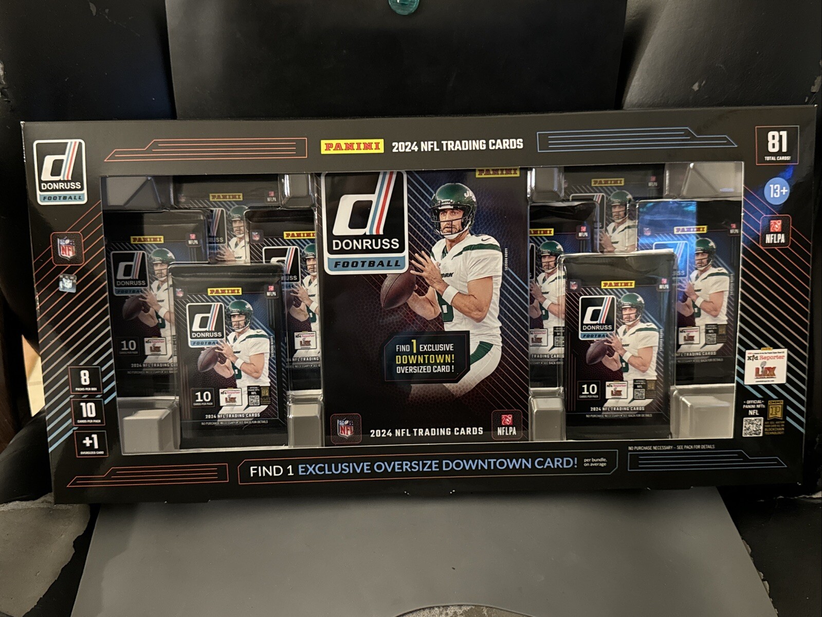 2024 Panini Donruss NFL Football Costco Bundle with 1 Oversized