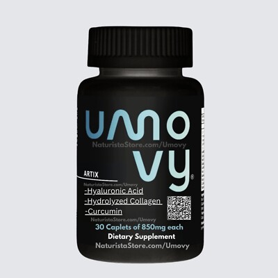 Umovy Hyaluronic Acid 30 Caplets of 850mg Skin Joint Bones