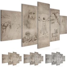 Wandbilder Wohnzimmer XXL Leonardo Da Vinci Moderne Bild Alte meister