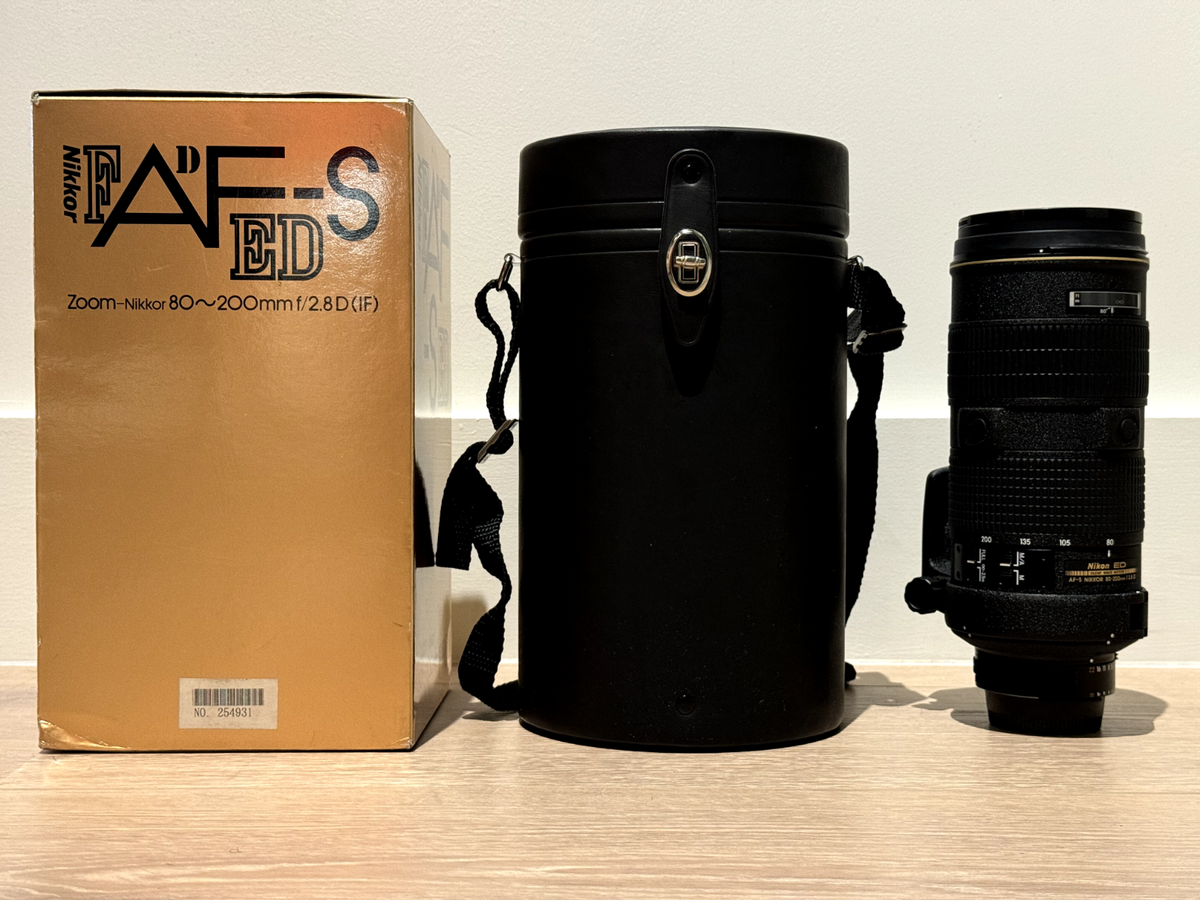 Nikon Zoom-NIKKOR 80-200mm f/2.8 AF-S D IF ED Lens MINT Condition 