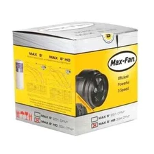 Can-Fan Max-Fan 6in 334 CFM 3-Speed Inline Exhaust Blower Ventilation Greenhouse