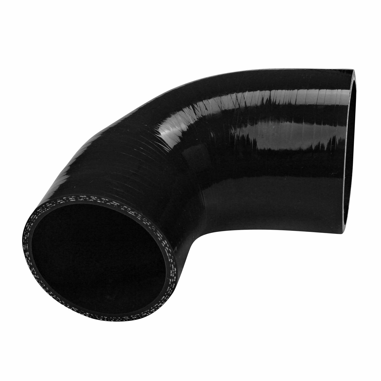 3" To 2.5" Inch Silicone Reducer Coupler Turbo Pipe Black +2x - Foto 12