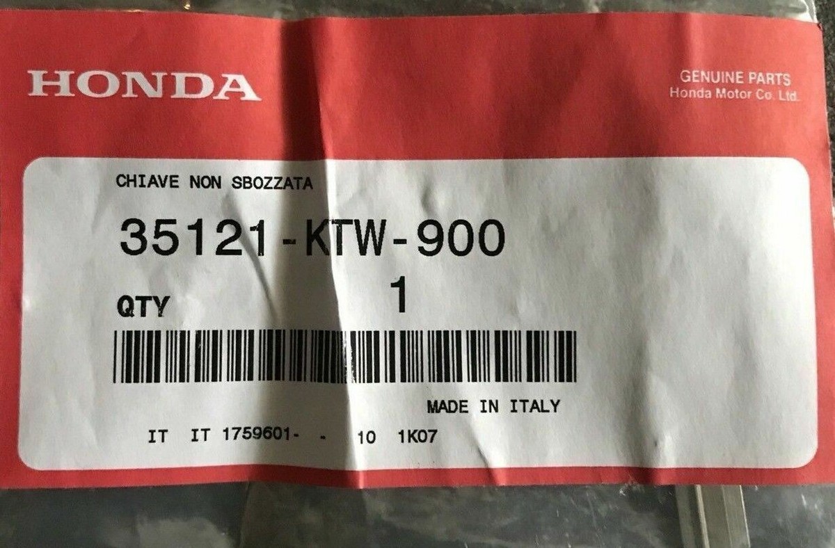 Genuine Honda SH300 HISS key cut from code or picture | eBay