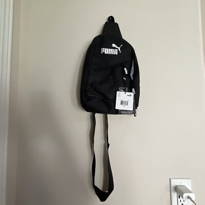 PUMA STRAP BACKPACK multiple Zip Pockets Sling Bag Sidewall Strap New With Tags!