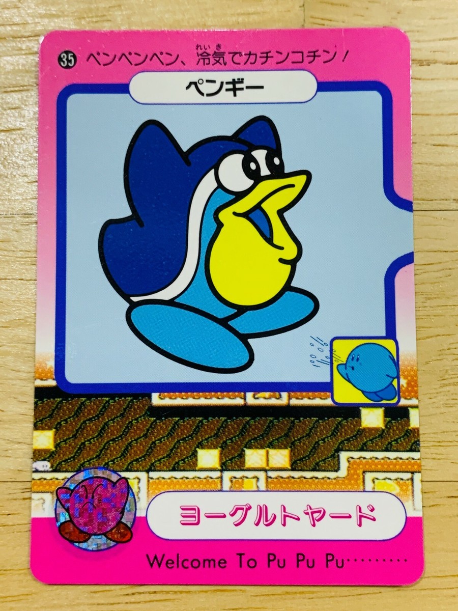 Kirby Pengy Card 1993 Nintendo CAB-17 F/S | eBay