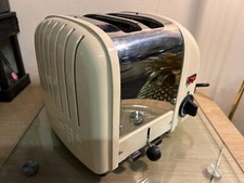**DUALIT 2 SLICE VARIO AWS CLASSIC TOASTER, 20247, CREAM, GREAT COND**