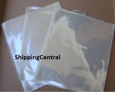 SHIPPING CENTRAL Clear Shrink Wrap Bags 6 1/4 x 10 3/4 High Clarity Heat Shrink Bags 1-1000