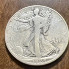 1929-S 50C Full Rim & Date Walking Liberty Half Dollar  Actual Coin Nice Details