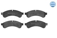 Bremsbelagsatz Hinterachse FÜR Iveco - Meyle 025 292 3122