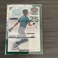 Panini Prospect Edition 2025 Nicky Becker Prizm /149 Seattle Mariners #51