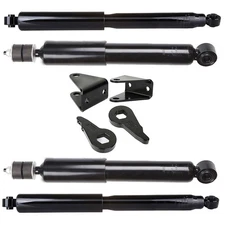PICKOOR 1"-3" Torsion Keys + Shock Extender & Full Set Shocks Struts For GMC