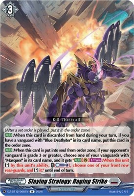 x4 Slaying Strategy: Raging Strike - DZ-BT12/055EN - R CFV M/NM