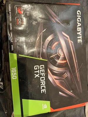 GIGABYTE GTX 1650 4GB OC Graphics Card DirectX 12 Turing Shaders GPU Unused