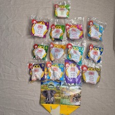 1998 McDonald's Happy Meal Animal Kingdom Complete Set Of 12 with Box New Plus