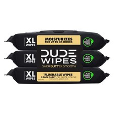 Shea BUTTer Adult Flushable Wet Wipes, Moisturizing, 144 Count