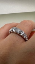 9ct White Gold 1.92ct Lab-Grown Diamonds 9 Diamonds Eternity Band LGSL139