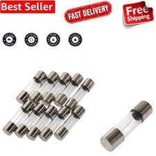 Image of Micro Fuse 2.0 A, 5 x 20 mm, Fast Blow, Pack of 10 Glass Fuses 250 V