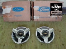 1955-66 F0rd Thunderbird A1016cbk Wire Wheel Spinner Assembly Black Center
