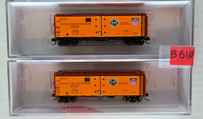 Intermountain R-40-23 Refrigerator Car PFE Double Herald 2 Car Kit n scale