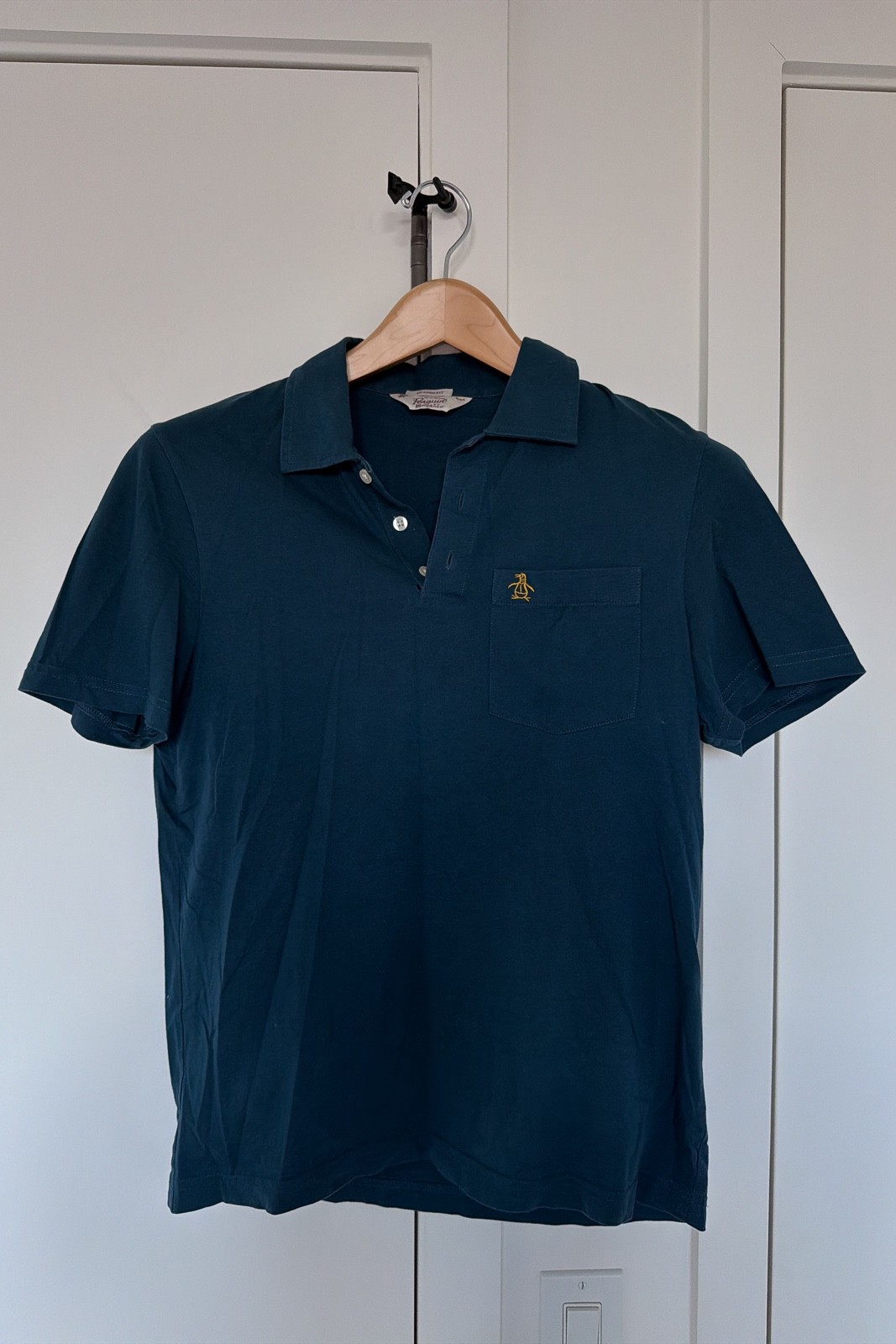 Penguin Polo Original Classic Fit Mens Shirt Size Small Blue