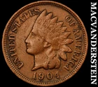 1904 Indian Head Cent- Very Fine Better Date No Reserve #J517