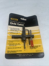 Vintage General No. 4 Drill Press Circle Cutter 7/8" to 4" | 3/8"  1991 USA. J40