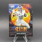 2025 Topps Cosmic Chrome Justin Jefferson Planetary Pursuit Sun Vikings